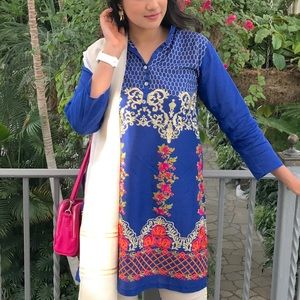 Pakistani Blue Kurti